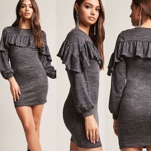 Flounce Bodycon Dress